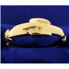 Image 1 : Italian Made Buckle Bangle Bracelet