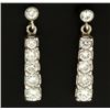 Image 1 : 1ct TW Diamond Drop Dangle Earrings