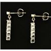 Image 2 : 1ct TW Diamond Drop Dangle Earrings