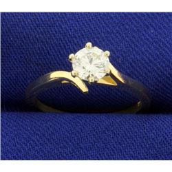 Over 1/2ct Diamond Solitaire Ring