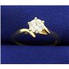 Image 1 : Over 1/2ct Diamond Solitaire Ring