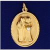 Image 1 : Bride and Groom Marriage Pendant with Pearl