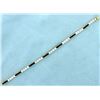 Image 1 : Sapphire and Diamond Line Tennis Bracelet