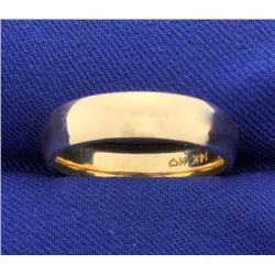 5mm 14k Yellow Gold Wedding Band Ring