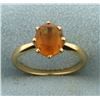Image 1 : 2.5 ct Natural Citrine Ring in 14k Gold