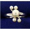 Image 1 : Five Pearl Designer Ring