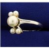 Image 2 : Five Pearl Designer Ring