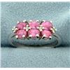 Image 1 : Pink Topaz and Diamond Ring