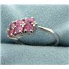 Image 2 : Pink Topaz and Diamond Ring