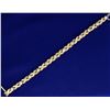 Image 1 : 3 ct TW Diamond Tennis Bracelet with Baguette and Round Diamonds