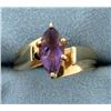 Image 1 : Amethyst Solitaire Ring