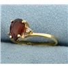 Image 2 : Garnet and Diamond Ring