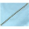 6ct Sapphire and Diamond Tennis Bracelet