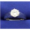 Image 1 : Over 1ct Diamond Engagement Ring in Platinum