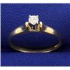 Image 1 : Solitaire Diamond Engagement Ring