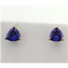 2ct TW Natural Tanzanite Stud Earrings