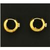 Image 2 : 1/2 ct TW Diamond Hoop Earrings