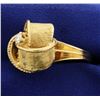 Image 2 : Custom Made Knot Design Diamond Ring