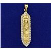 1/2 ct TW Diamond Royal Princess Cruise line Pendant