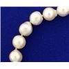 Image 2 : Large Natural Baroque Pearl Necklace with 14k Gold Clasp