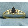 Image 1 : Natural Sapphire and Diamond Ring
