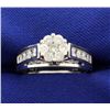 Image 1 : 1ct TW Diamond Engagement Ring That Looks Like 2ct Ring