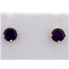 Image 1 : Amethyst Stud Earrings