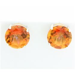 Huge Azotic Topaz Stud Earrings