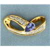 Image 1 : Tanzanite and Diamond Slide