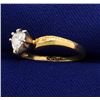 Image 2 : 1/4 Carat Pear Shape Diamond Solitaire Ring