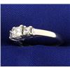 Image 2 : 1ct TW Three Stone Princess Cut Diamond Ring