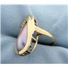 Image 2 : Silver Pearl and Diamond Ring