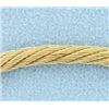 Image 2 : Gold Rope Bracelet with Sapphire