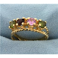 Multicolor Gemstone Ring