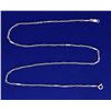 Image 1 : Unique 14 1/2 Inch Bar Neck Chain