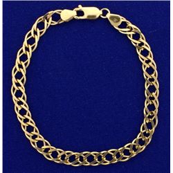 8 Inch Double Curb Link Bracelet