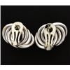 Image 3 : 4 Ring Modern Style Clip On Earrings