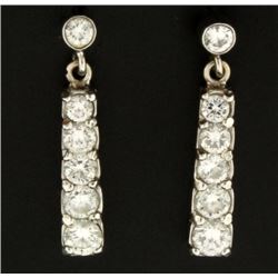 1ct TW Diamond Drop Dangle Earrings