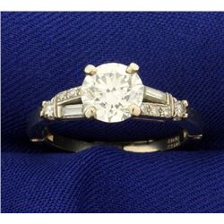 1 1/2ct TW Diamond Ring with Arthritic Adjustable Shank