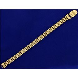 7 1/2 Inch Woven Link Bracelet