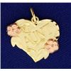 Image 1 : #1 Aunt Pendant or Charm in 14k Gold