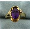 Image 1 : Diamond and Amethyst Ring