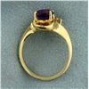 Image 3 : Diamond and Amethyst Ring