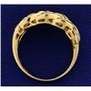 Image 3 : 1 1/2ct TW Woven Style Baguette Diamond Band Ring