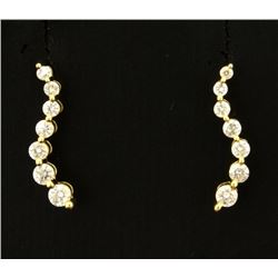 Journey Style Diamond Earrings