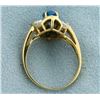 Image 3 : Swiss Blue Topaz and Diamond Ring