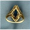 Image 4 : Swiss Blue Topaz and Diamond Ring