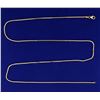 Image 1 : 24 Inch Italian Made Snake Link Neck Chain in 14k Gold