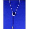 Image 3 : Citrine Lariat Diamond Necklace
