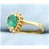 Image 2 : Emerald and Diamond ring